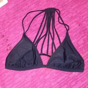 Xhilaration Black Strappy Bralette